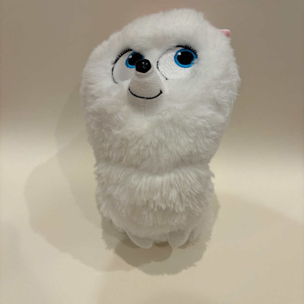 Secret Life of Pets Gidget White Dog Plush Stuffed Animal Vintage with Tag